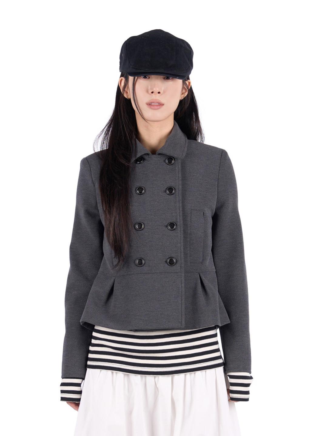 릿킴 FRILL DOUBLE JACKET