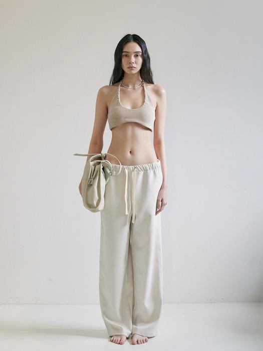Easy string pants_ivory
