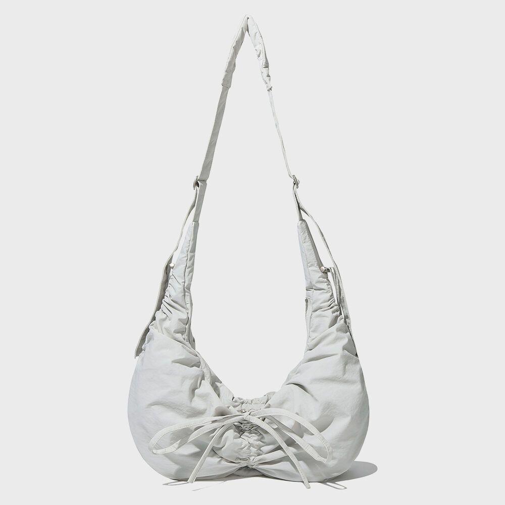 클로버하트 뉴 셔링 호보 크로스백 그레이