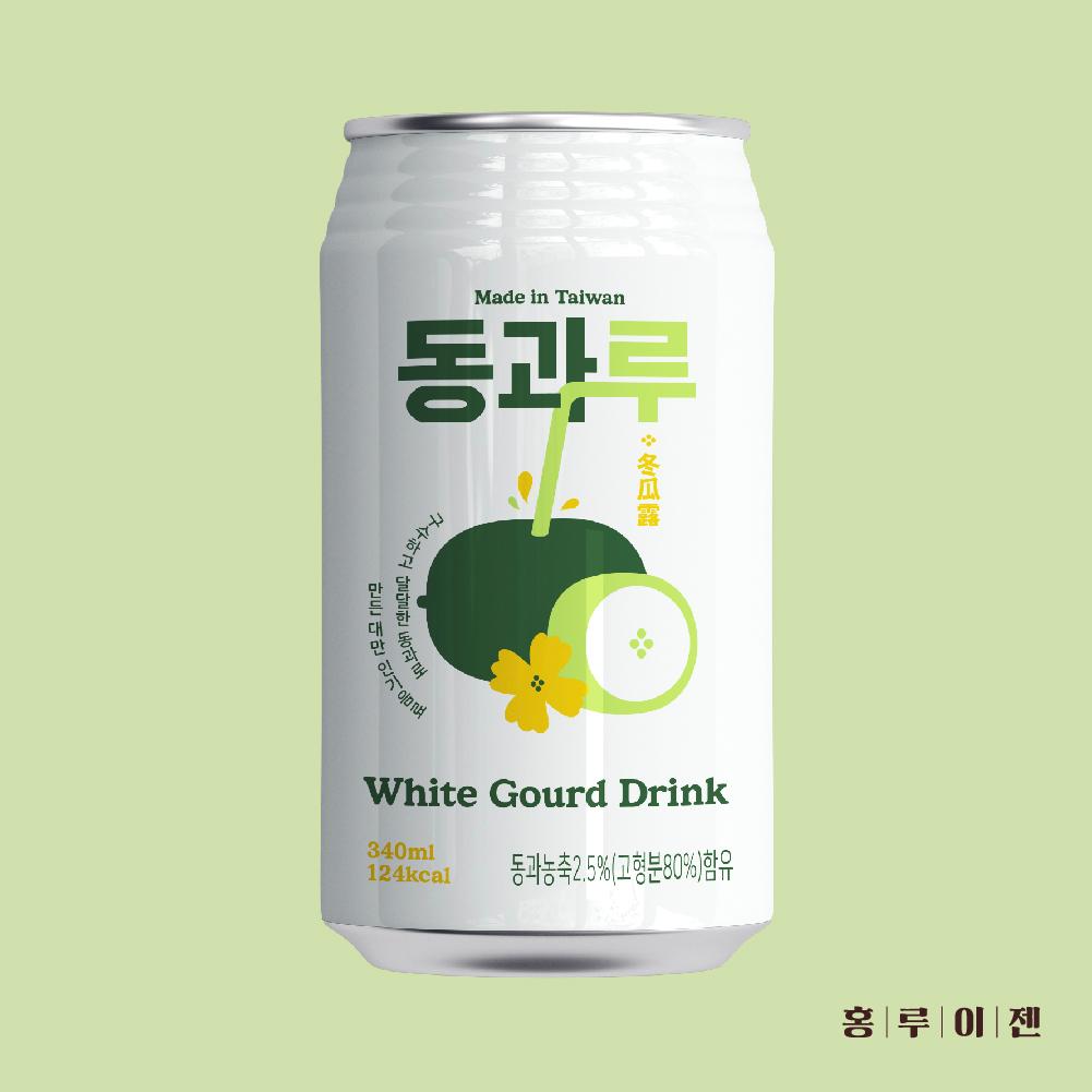 [홍루이젠 동과루] 달달하고 맛있는 대만 수입음료 동과루/동과차/윈터멜론티 (24캔) 1박스