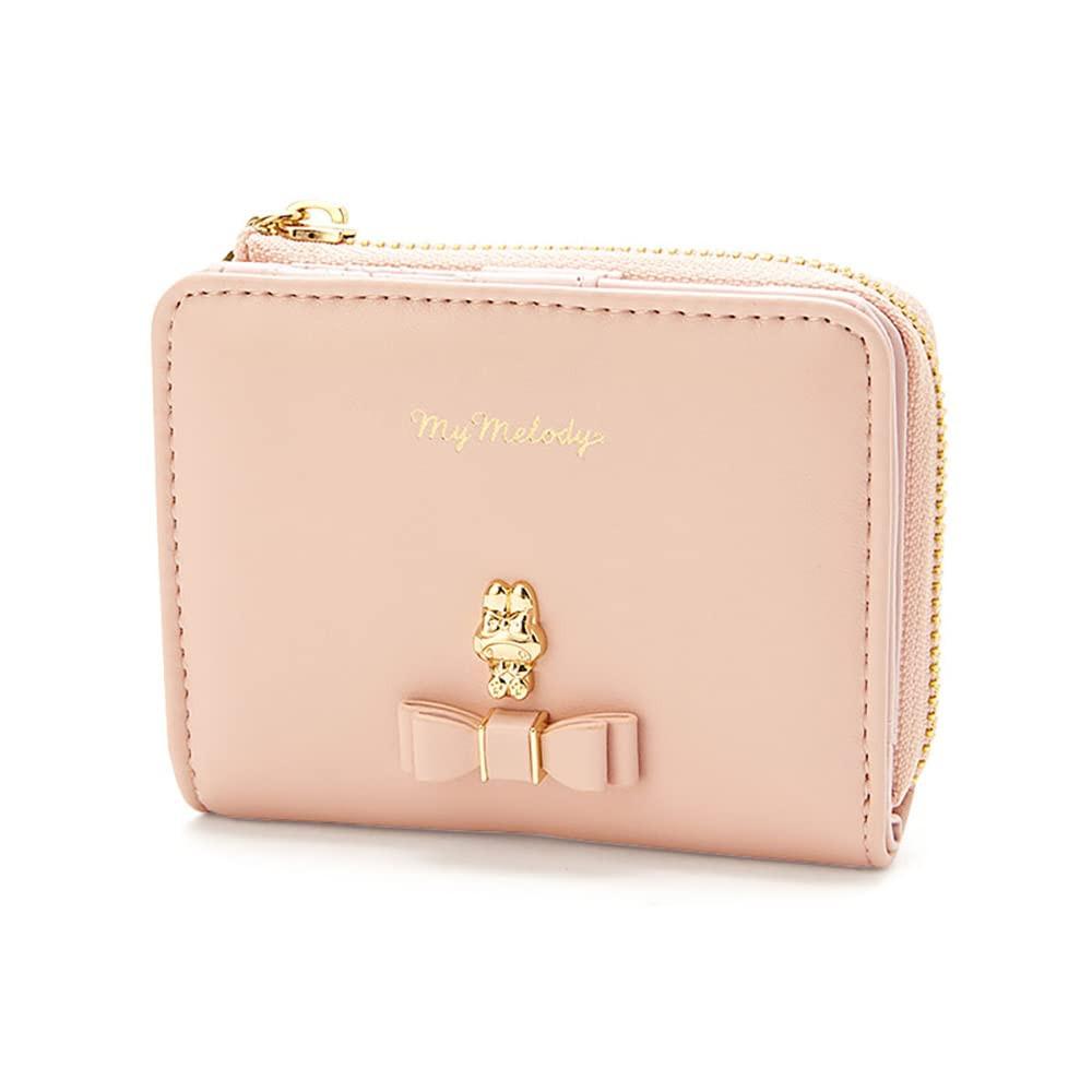 산리오 마이멜로디 지갑 반지갑 인조가죽 핑크