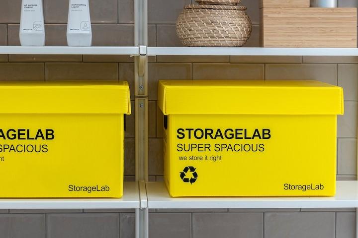 SL 접이식 수납정리함 리빙박스 이사박스 4color