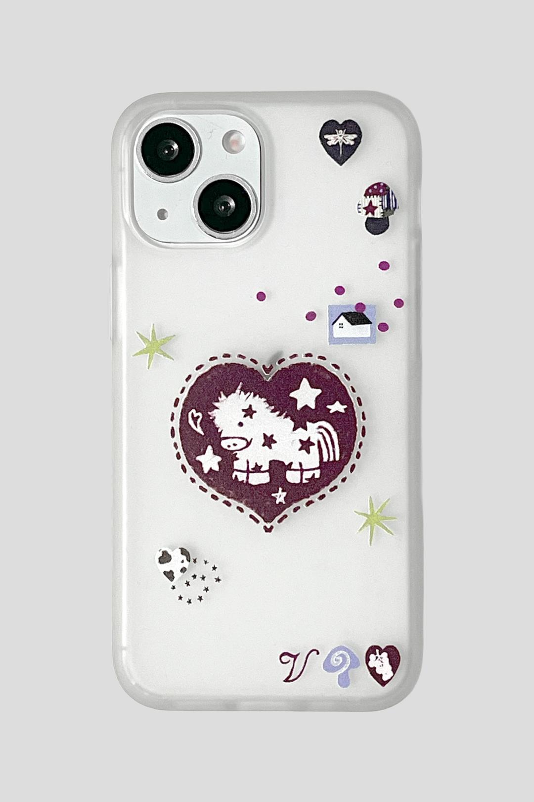 가을 조각집 • 반투명 젤리 케이스