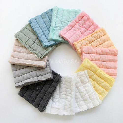 대폭 워싱 슈프림모달 줄누빔원단)아미꼬드 12종 I1