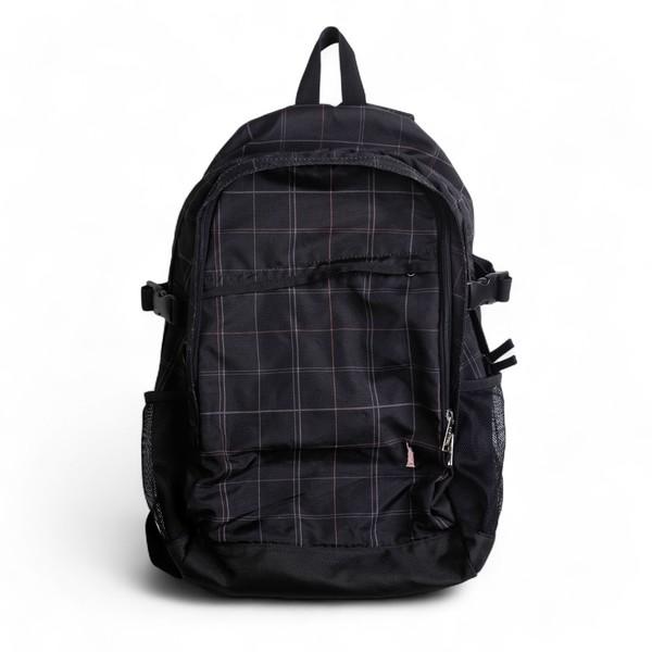 [EASTBOY] 블랙컬러 핑크 체크 백팩