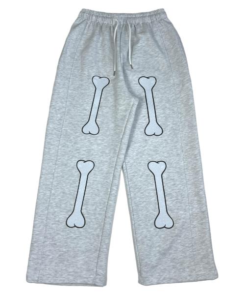 Dislocated Sweat Pants (White Melange)