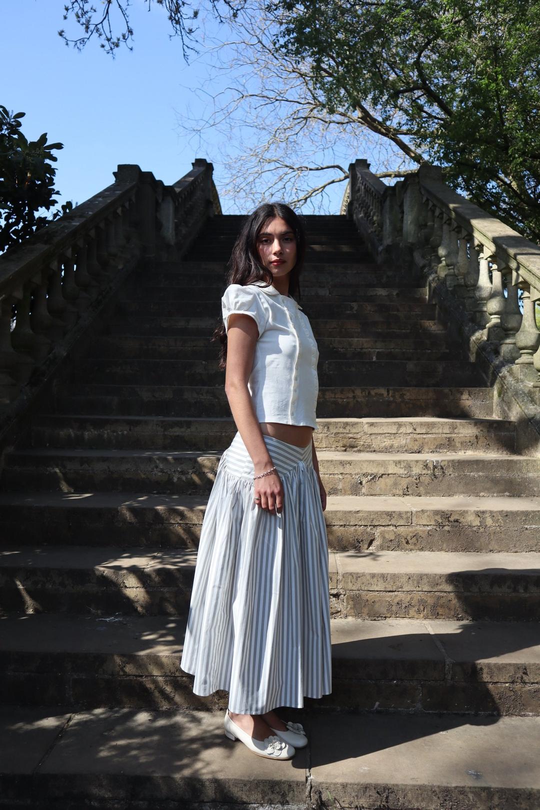 Deck Chair Skirt (Spring 25) — Caspar The Label