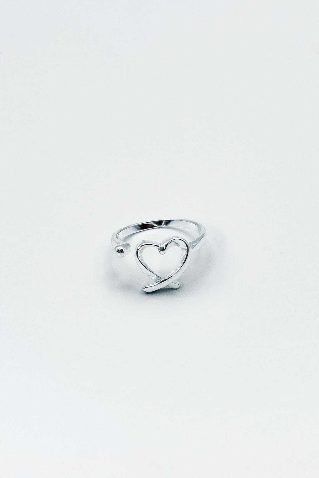 [SILVER] HEART RING
