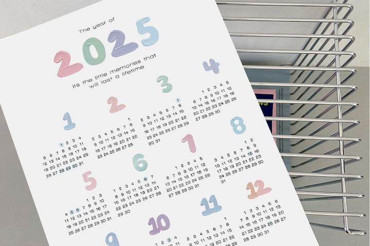 인테리어 포스터 / 2025 달력포스터_A3
