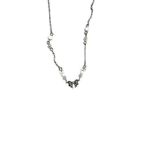 mini ribbon necklace