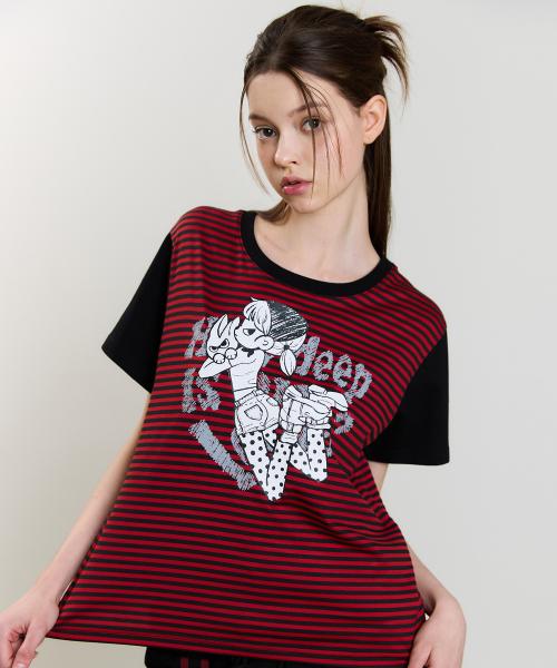 SM CHARACTER TEE(RED)