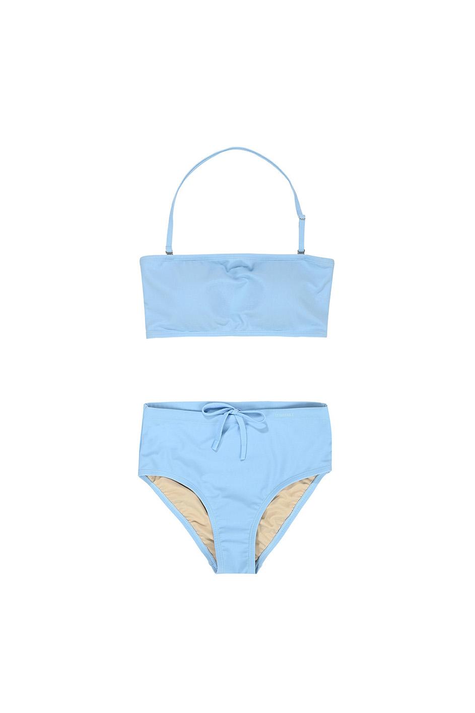 COLORED TUBE BIKINI SET, LIGHT BLUE