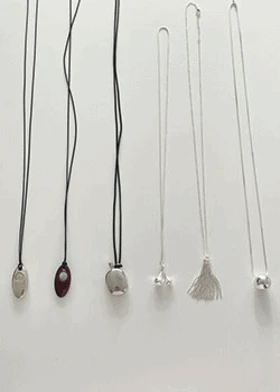 롱 목걸이 모음 zip