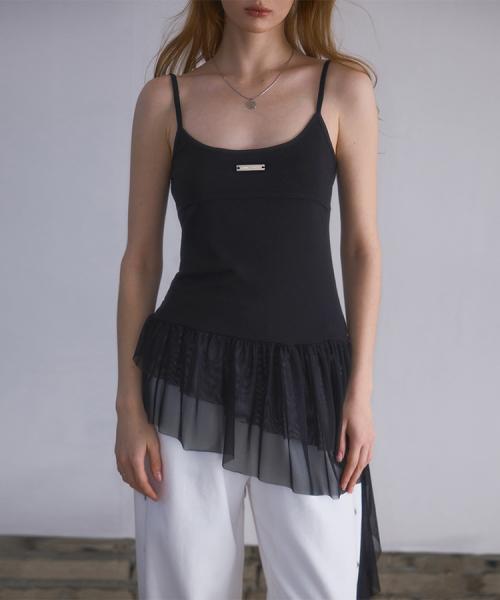 Sha Layered Sleeveless [Black]