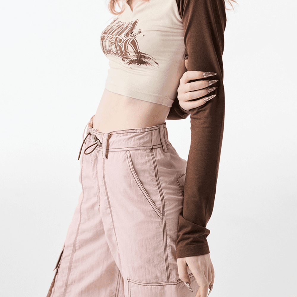 [1JINN STUDIO] 스트링 와이드 팬츠