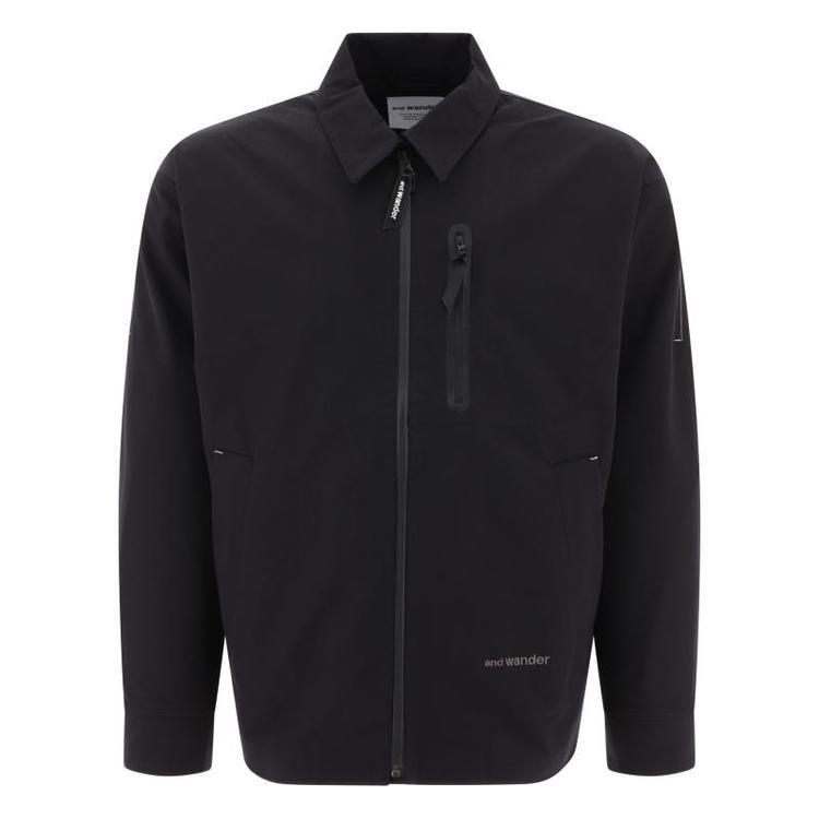 앤드원더 남성 블랙 69 PE Matt Cloth 짚업 자켓 5743281055010