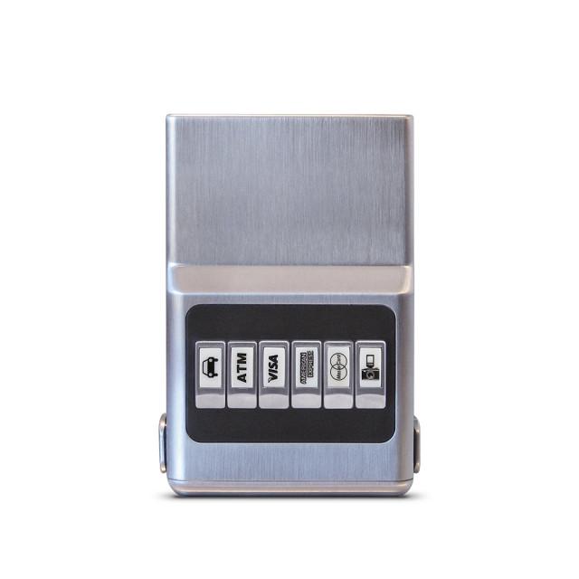 ACM 신용 카드 홀더 스마트 패션 푸시 버튼 지갑  RFID Blocking ProTek ACM Wallet