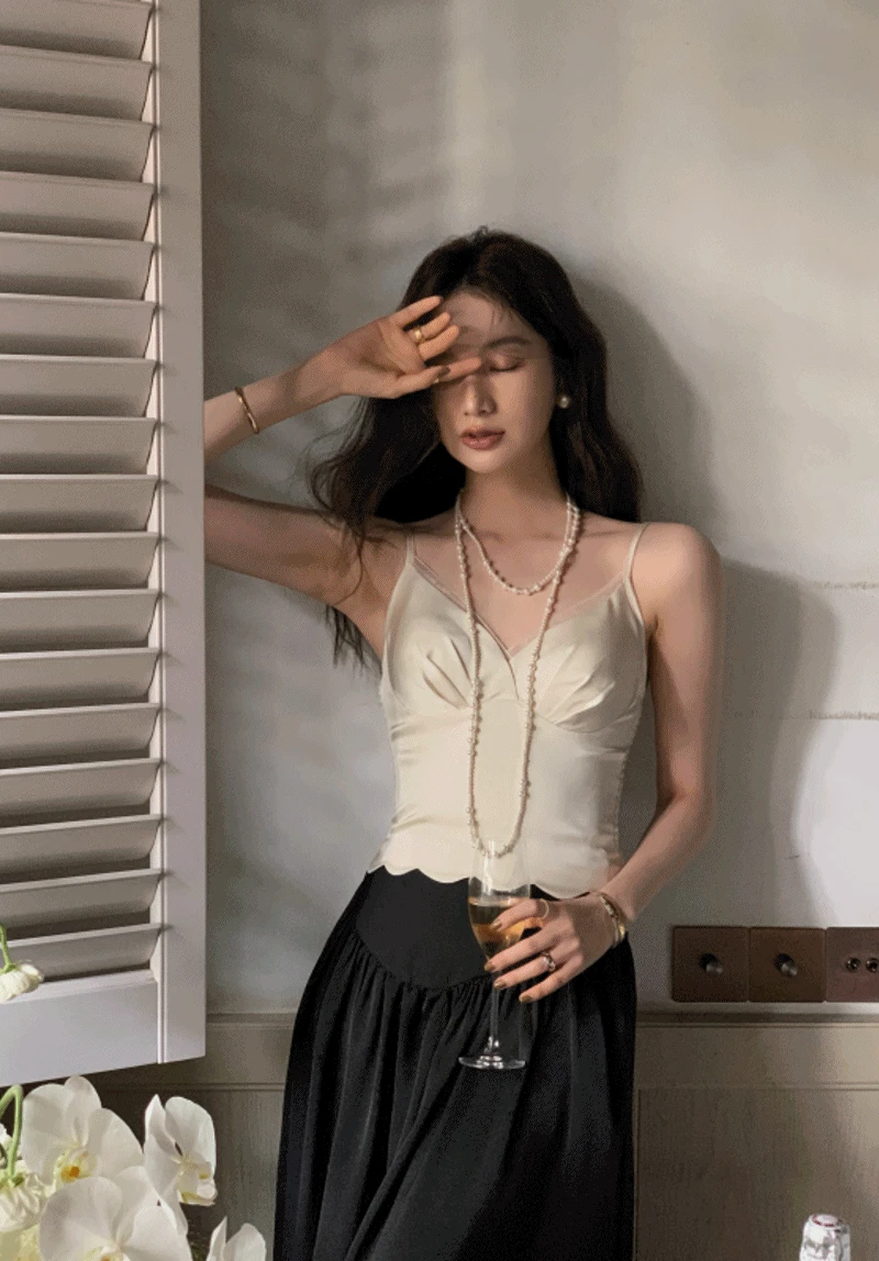 디엔 캄 물결 나시-cami(2528)