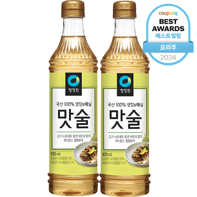 청정원 맛술, 830ml, 2개