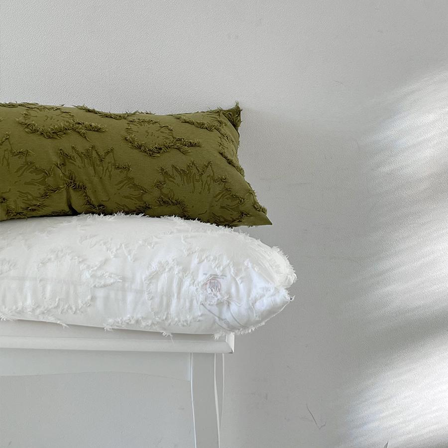 Square Moss Jacquard 바디필로우 2colors