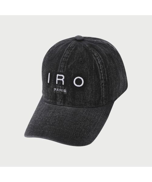 TROYES IRO LOGO 데님 볼캡 - WASHED BLACK