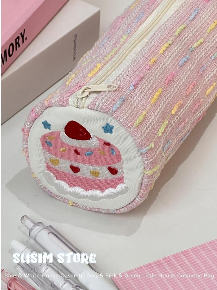 수심 Berry Cake Pouch 베리 딸기 케이크 파우치 필통 유니크 선물
