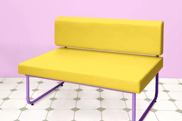 카페 디자인소파 업소용 가죽 패브릭 컬러 다온소파