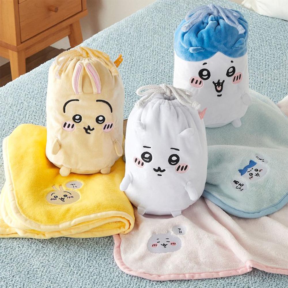 먼작귀 치이카와 캐릭터 주머니 파우치 무릎담요 100x70(일))