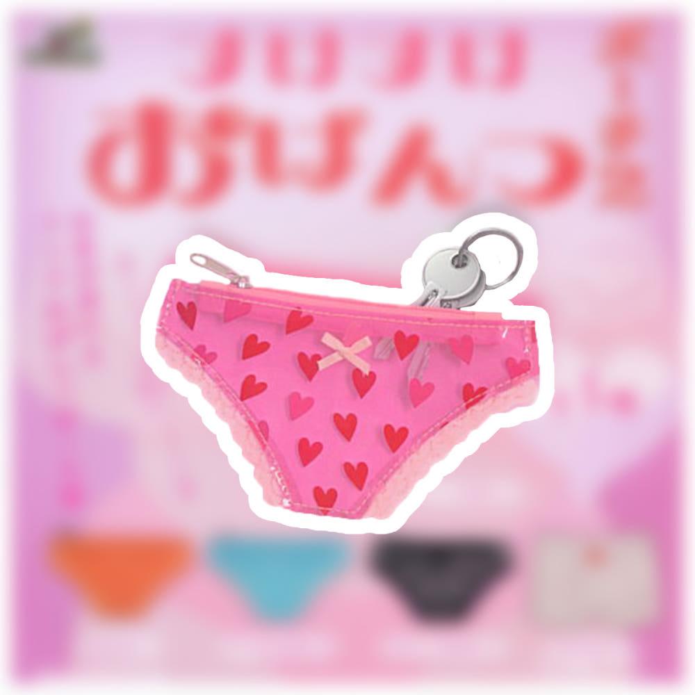 [가챠] 스케스케 오판츠 2탄 시스루 삼각팬티 모양 파우치