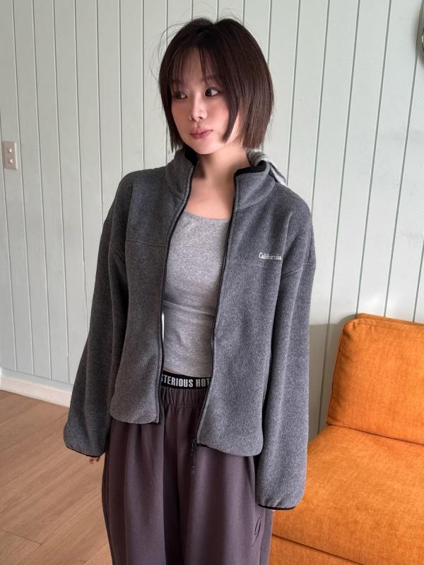Line Point Fleece Zip-up(F)
