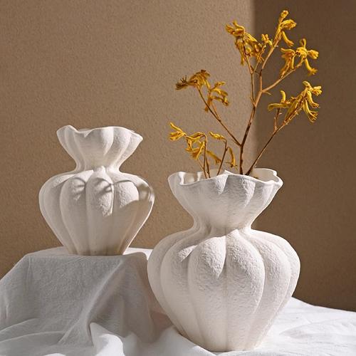 snow pumpkin vase [2size]