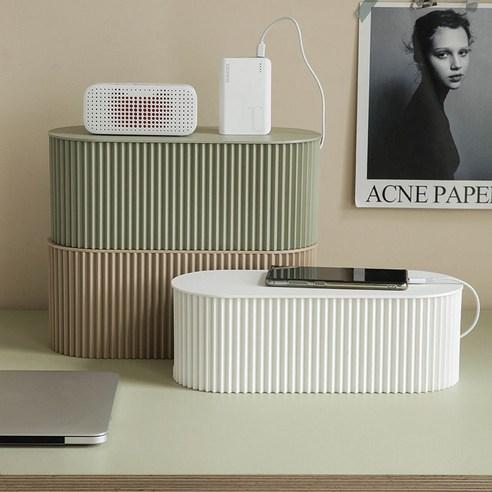 모던 템바보드 멀티탭 정리함 - 케이블정리박스 | 쿠팡