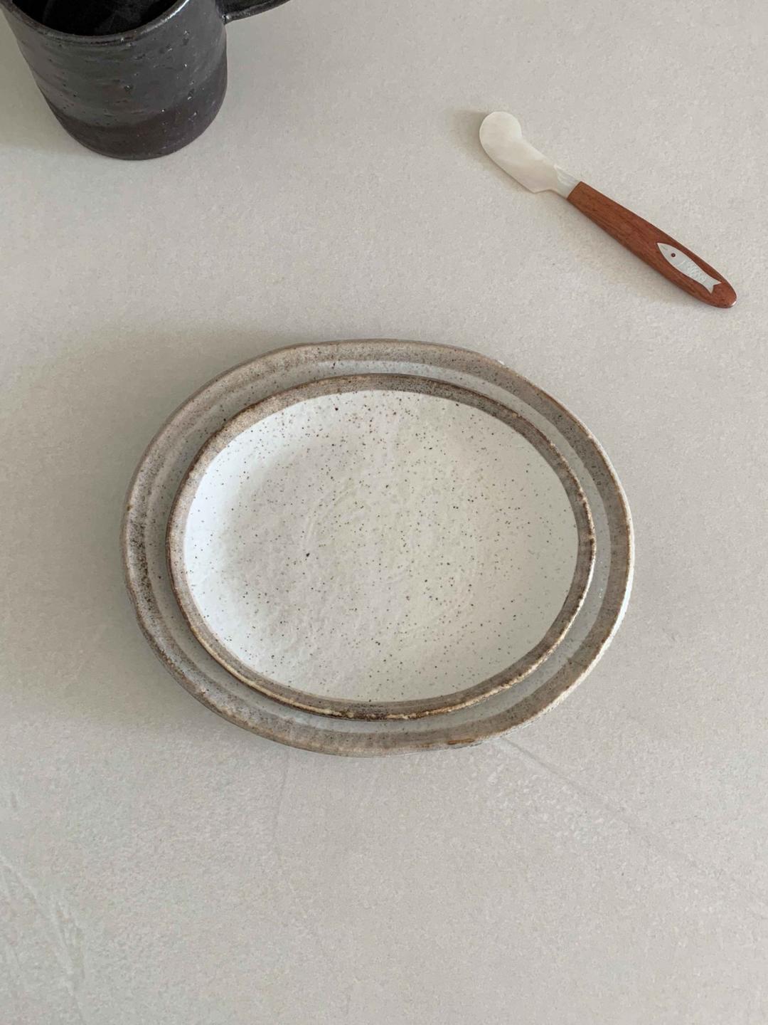 chestnut plate (2size)