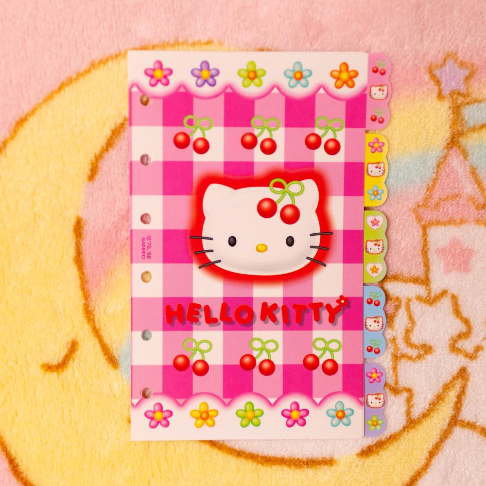 [중고] 고전키티 미니6공 다이어리 인덱스