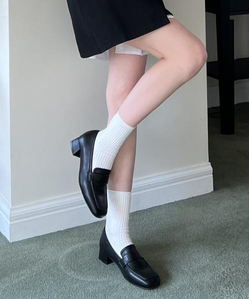 Hayley 스퀘어 로퍼(3.5cm) _ AOF364 l 3colors