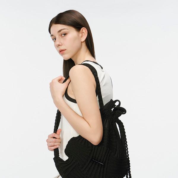 [제로블랙 에디션] 보우백팩 글리터블랙