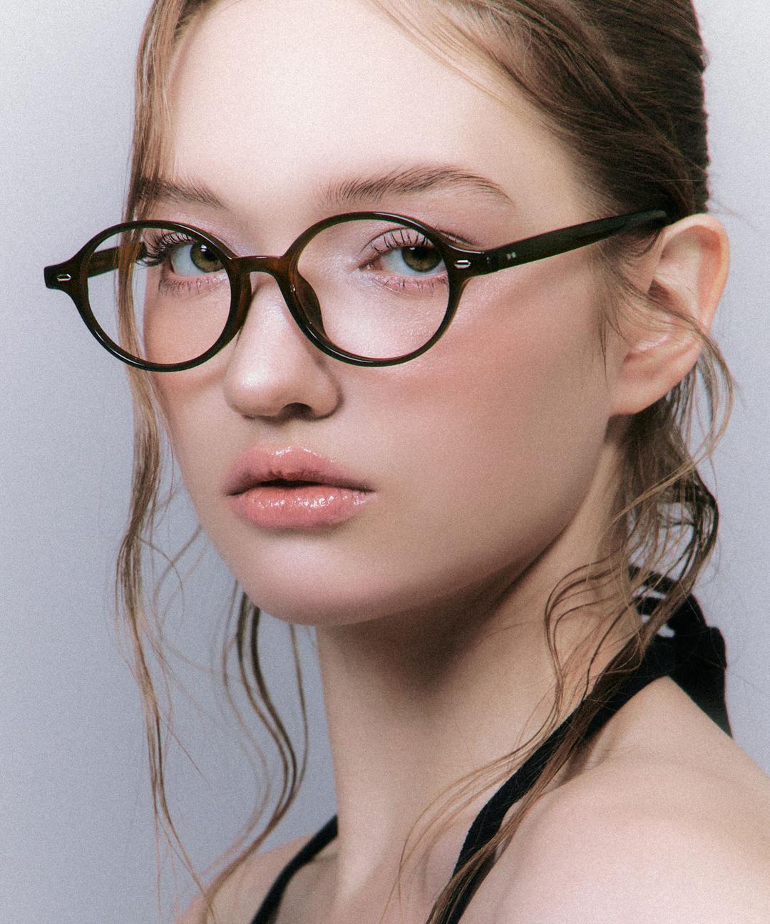 리에티 [BEST🏆] 리에티 ANNA 4색상 블루라이트차단 긱시크 호피 뿔테 안경