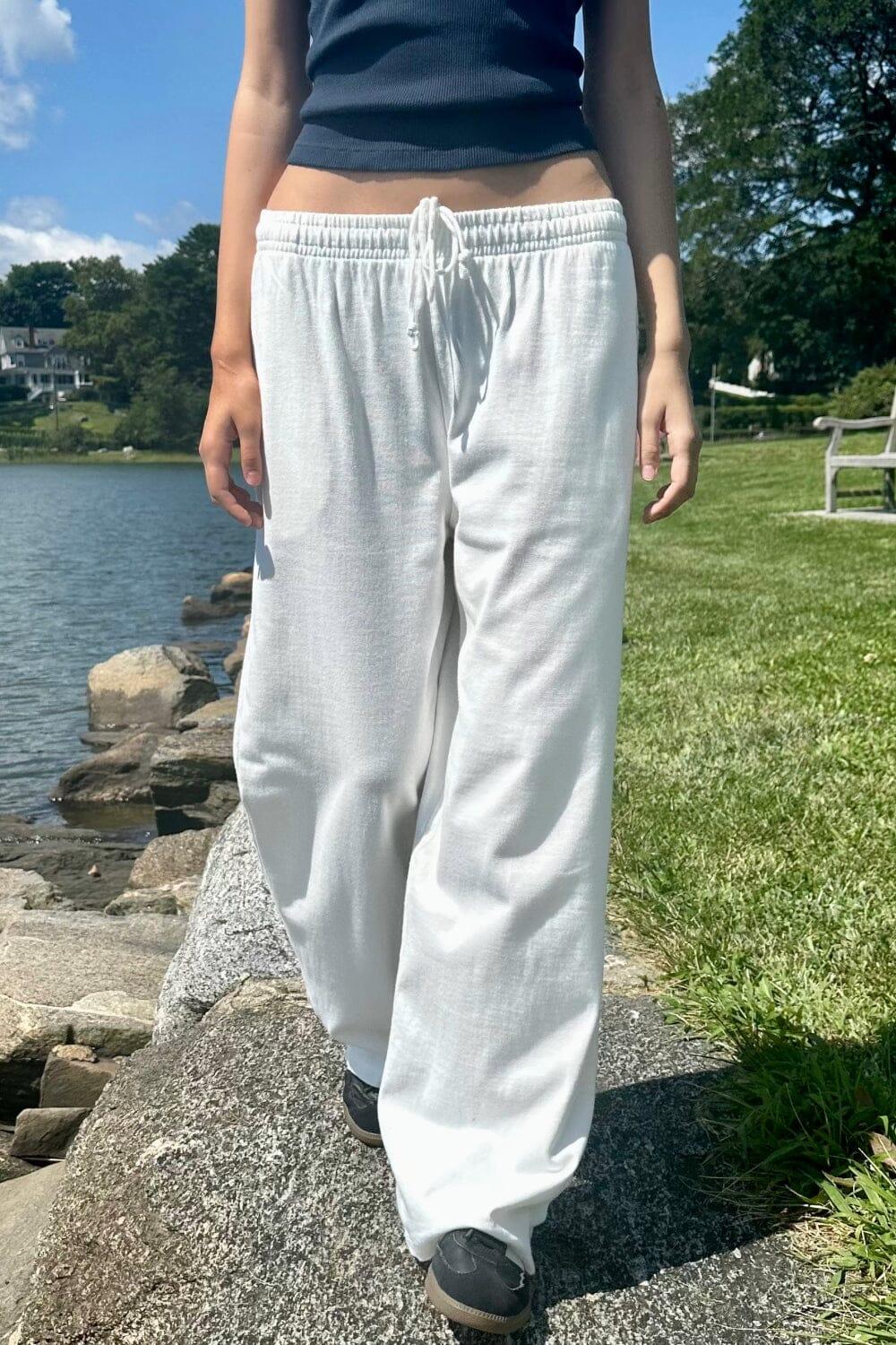 Anastasia Sweatpants - White / S/M