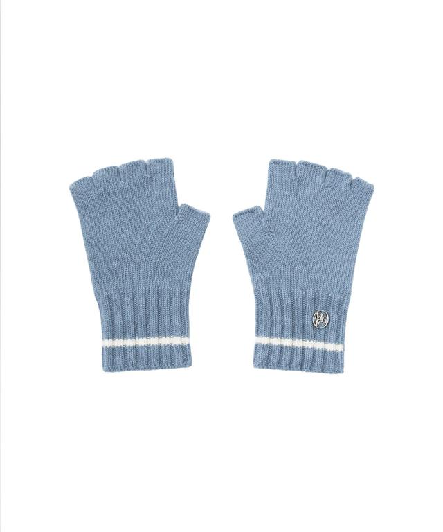 CIRCLE LOGO FINGERLESS GLOVE light blue