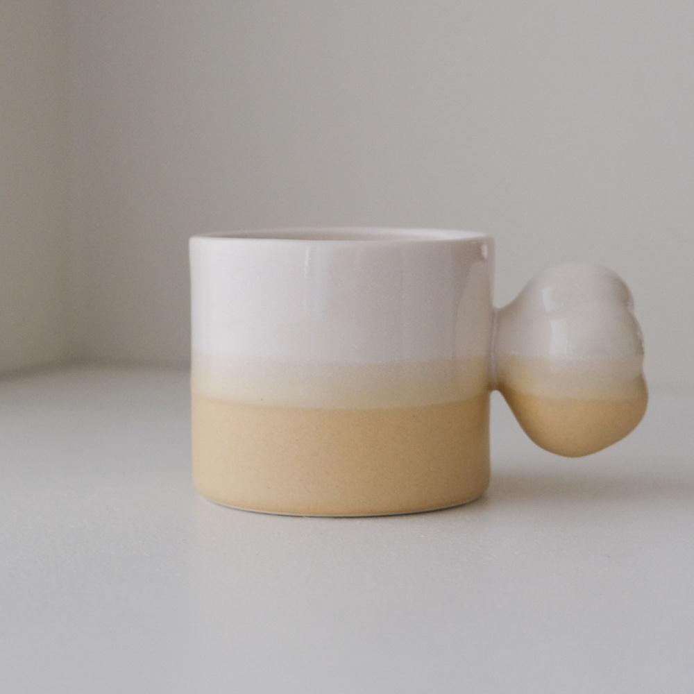 Cotton Wool Cup 02 (Texture / White Sand)