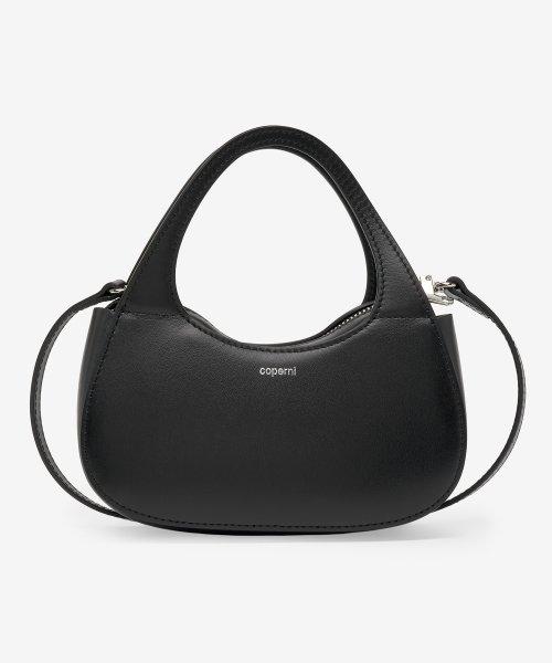 여성 마이크로 바게트 스와이프 숄더백 - 블랙 / COPP21BA17405BLACK