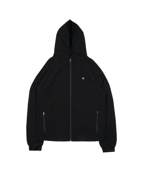 TCM starfish light hooded zip-up (black)