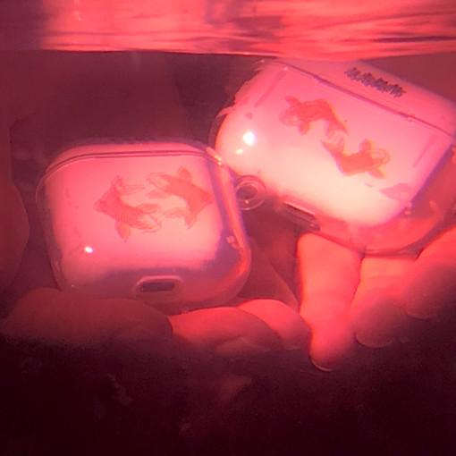 잉어 에어팟(프로) 투명 하드 케이스