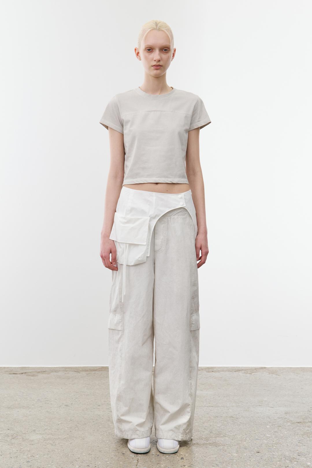 MOON WASH PANTS, GRAY