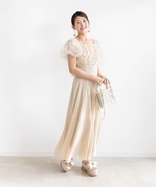 【SALE】パフュームフィット＆フレアワンピース