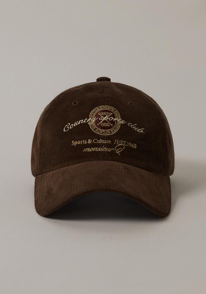 S&C Corduroy Ball Cap (Brown)