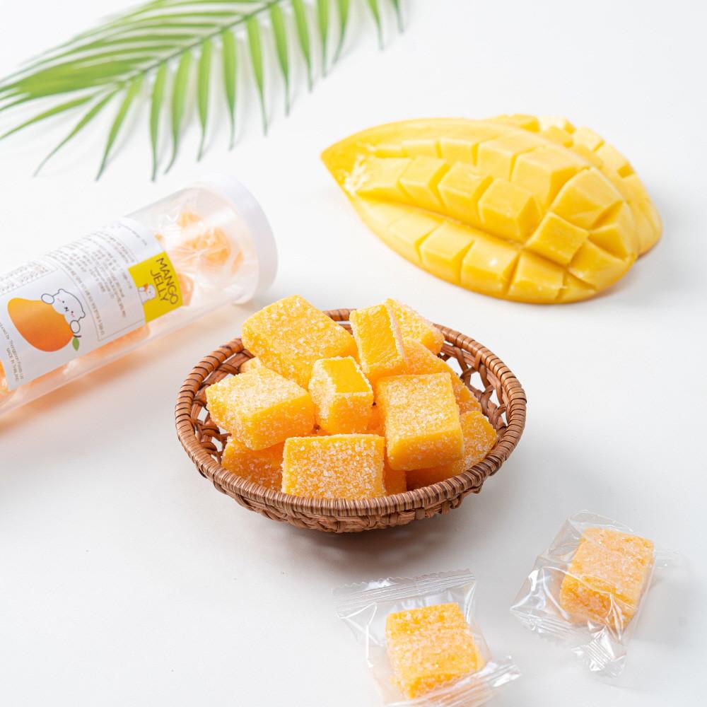 태국 대만 망고젤리 망고퓨레 무지개망고 젤리 500g [원산지:태국]