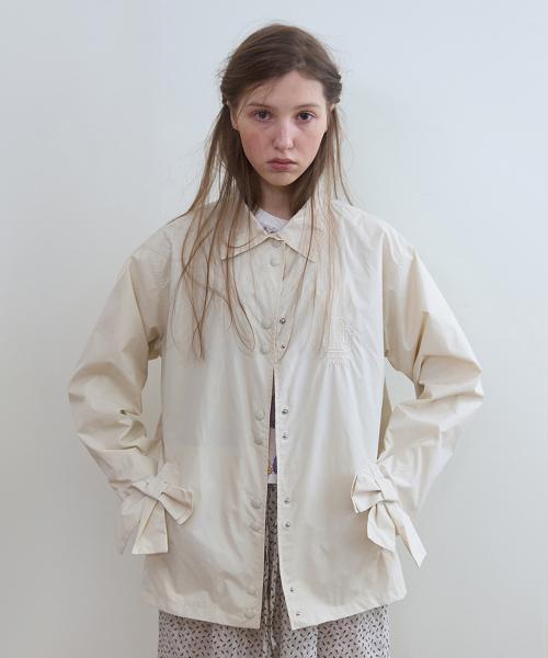 323. 리본 점퍼 _ 아이보리