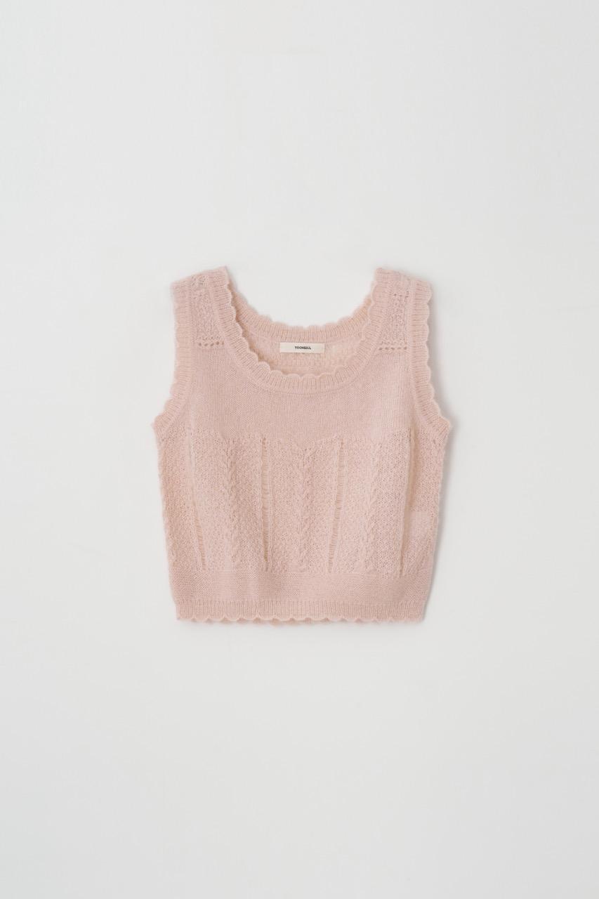 juli alpaca top (pinkbeige)
