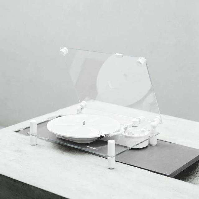 Transparent Turntable 트랜스페어런트 투명한 턴테이블 화이트
